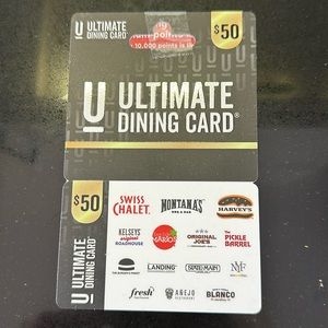 Ultimate Dining Card $50